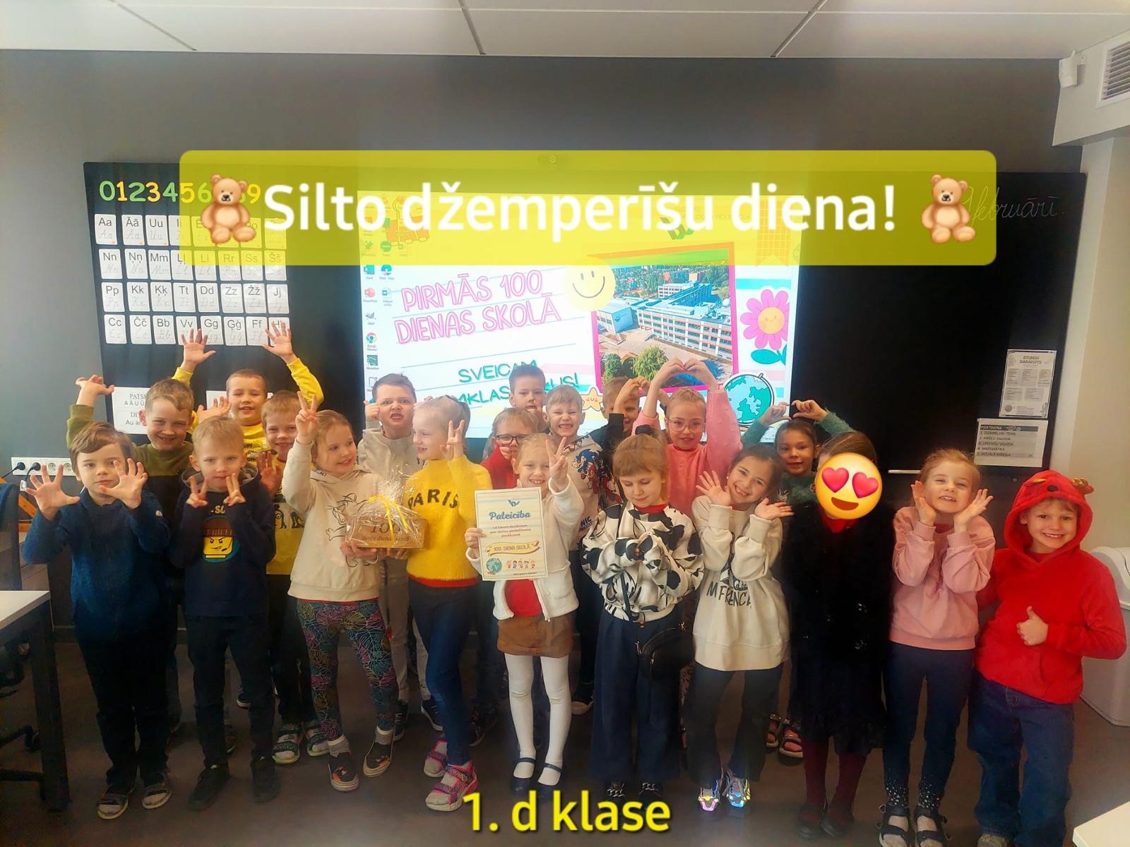 Silto džemperu diena