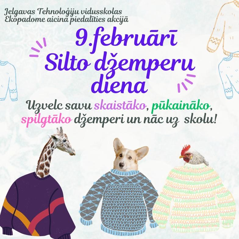 Silto džemperu diena